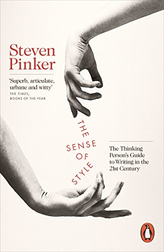 Cover of the science communication book: The Sense of Style: The Thinking Person’s Guide to Writing